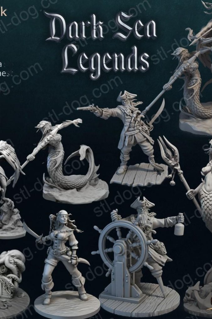 黑海传说(Dark Sea Legends) 3D打印图纸